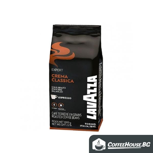Pachet de cafea boabe Lavazza Crema Classica Expert, 1 kg