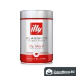 Cutie metalică illy Classico cu cafea măcinată, 250 g