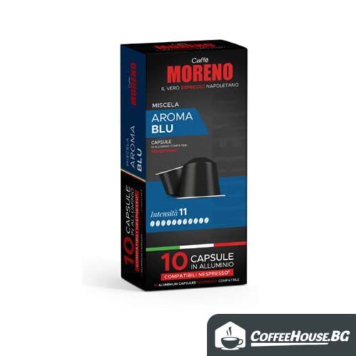 cafe-moreno-aroma-blue-capsules-nespresso-system Capsule Caffè Moreno Aroma Blue pentru Nespresso, 10 buc.