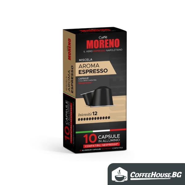 cafe-moreno-aroma-espresso-capsules-nespresso-system Capsule Caffè Moreno Aroma Espresso pentru Nespresso, 10 buc.