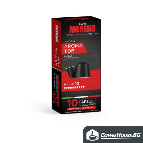 cafe-moreno-aroma-top-capsules-nespresso-system Capsule Caffè Moreno Aroma Top pentru Nespresso, 10 buc.