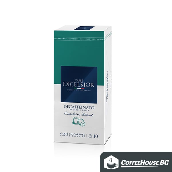 excelsior-capsules-decaf Capsule Excelsior Decaf pentru Nespresso, 10 buc.