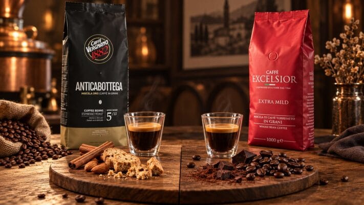 Vergnano Antica Bottega și Excelsior Extra Mild, într-o degustare de espresso cu gust delicat