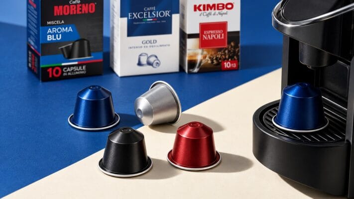 Capsule pentru Nespresso Original și produse Moreno, Excelsior și Kimbo
